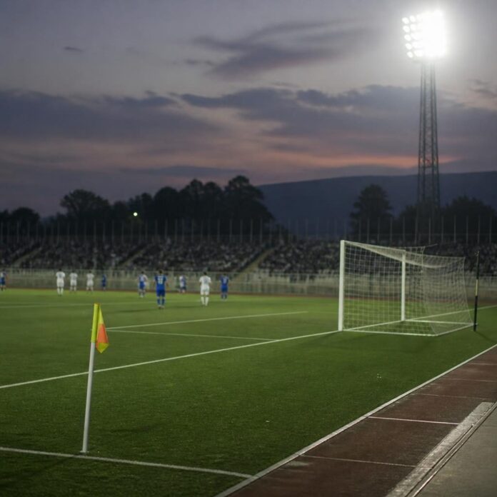 Pelouse du stade Amahoro à Kigali après l'élimination des Aigles du Congo en Ligue des Champions CAF
