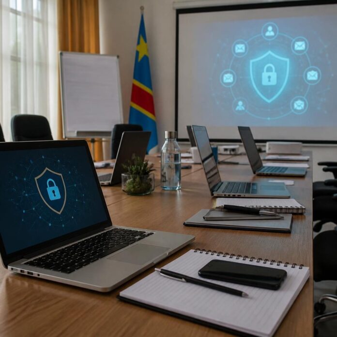 Femmes journalistes participant à un atelier de l’Ucofem sur la prévention du cyber harcèlement en RDC