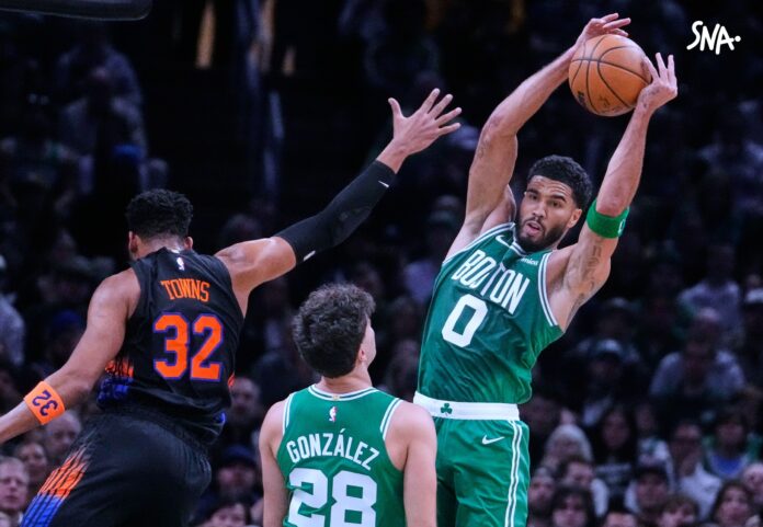 Illustration editoriale accompagnant : Fantasy NBA : Kessler, Jerome et Tatum au filtre du calendrier