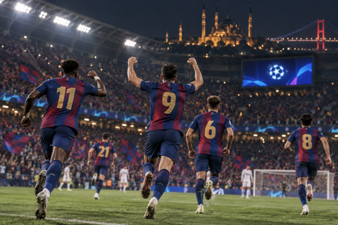 Ligue des champions : Barcelone renverse Galatasaray 4-1 à Istanbul