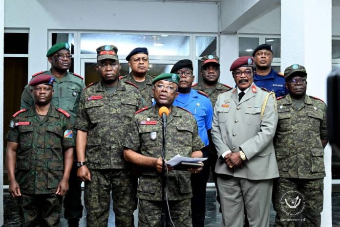 Illustration editoriale accompagnant : Kinshasa : Tshisekedi appelle les FARDC à protéger les civils