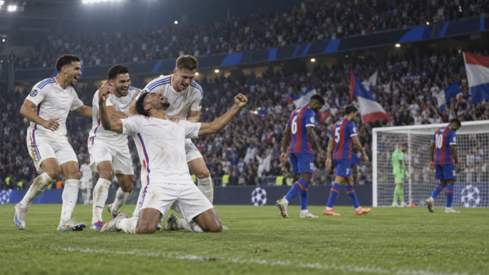 Illustration éditoriale : Ligue Europa : Lyon s'impose 3-2 face à Crystal Palace