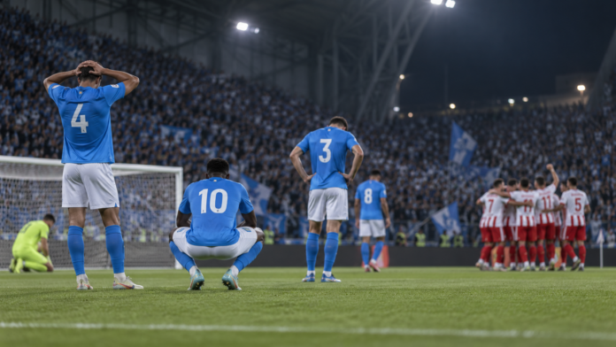 Illustration éditoriale : Ligue Europa : Marseille tombe à domicile face à l'Olympiacos