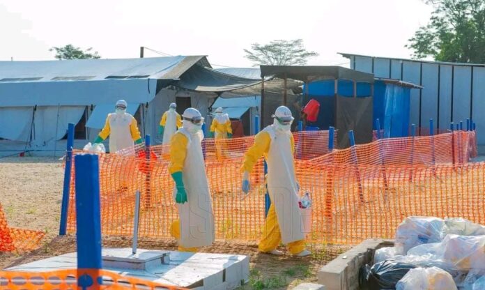 Illustration editoriale accompagnant : Nord-Kivu : journée Stop Ebola face à 1 859 cas et 1 110 décès