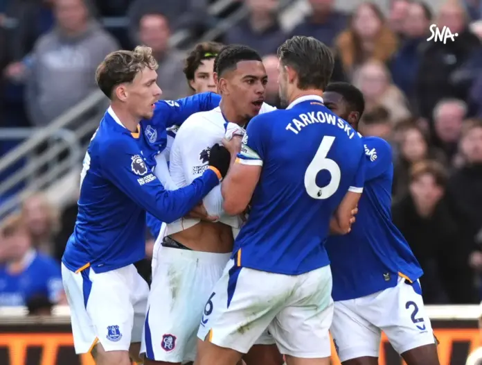 Illustration editoriale accompagnant : Premier League : Chelsea s'impose 2-0 à Everton, Neto décisif