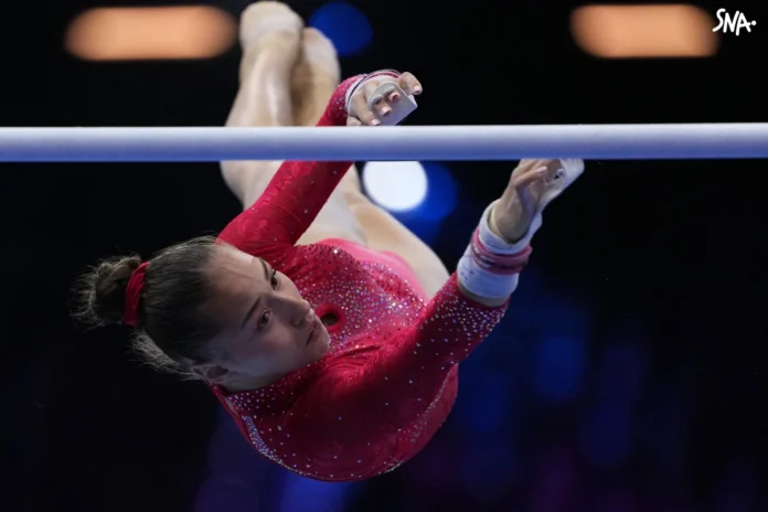 Illustration editoriale accompagnant : Rotterdam : Kaylia Nemour à 0,034 point du podium mondial